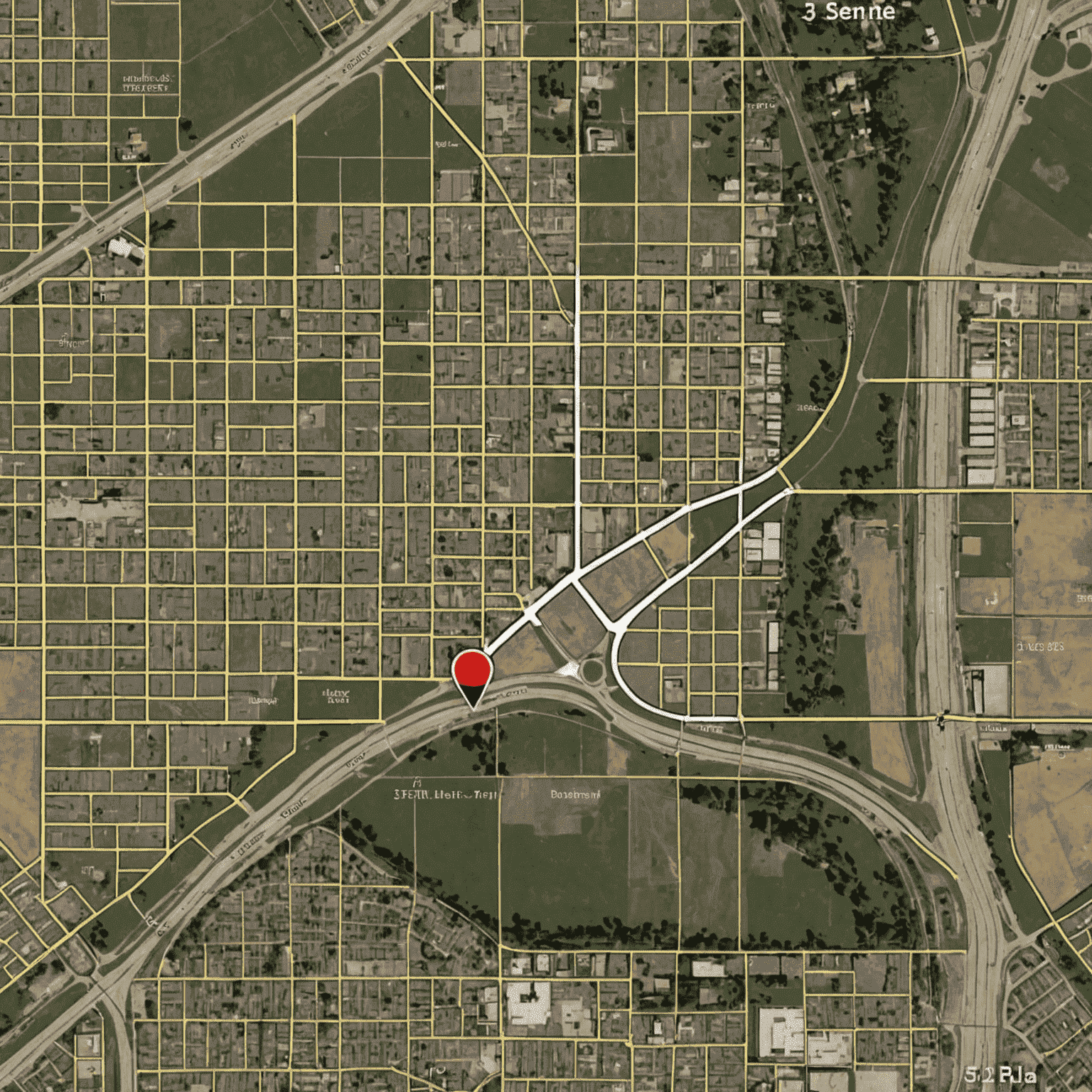 Map showing 325 Las Palmas Ave, Modesto, CA 95354 with a pin marking the exact location